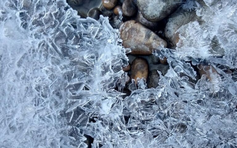 Pica Eating Disorder in Adults represented by ice on rocks